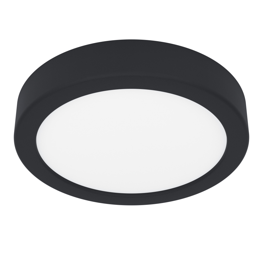 Eglo - Plafonnier LED pour salle de bains LED/11W/230V IP44 noir Ø 16 cm