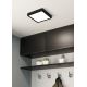 Eglo - Plafonnier LED salle de bain LED/17W/230V IP44 noir