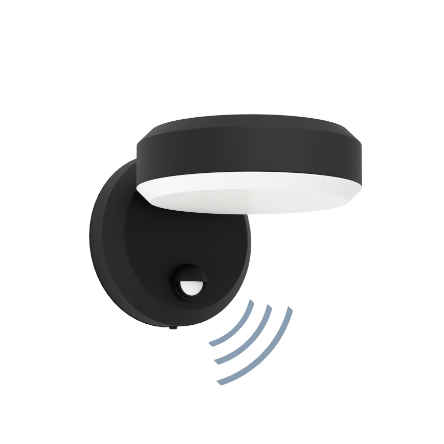 Eglo - Applique murale extérieure avec détecteur LED/10,8/230V IP44