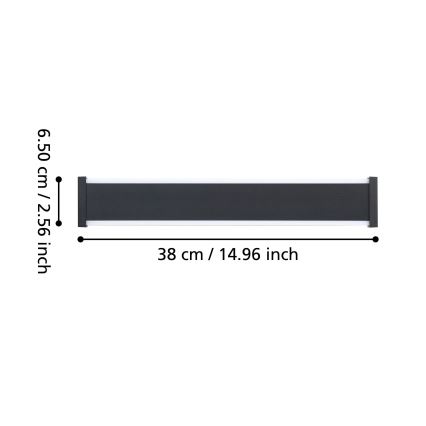 Eglo - Applique murale extérieure 2xLED/3,7W/230V 3000K IP55