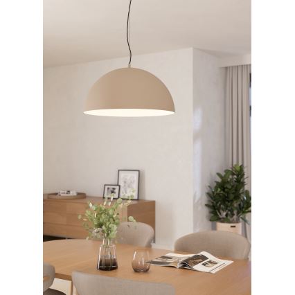 Eglo - Suspension filaire 1xE27/40W/230V beige