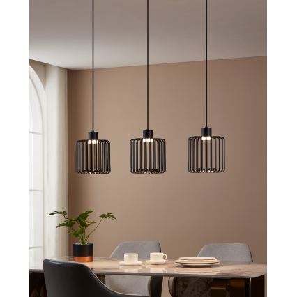 Eglo - Suspension filaire RGBW à intensité variable 3xLED/3,7W/230V 2700-6500K