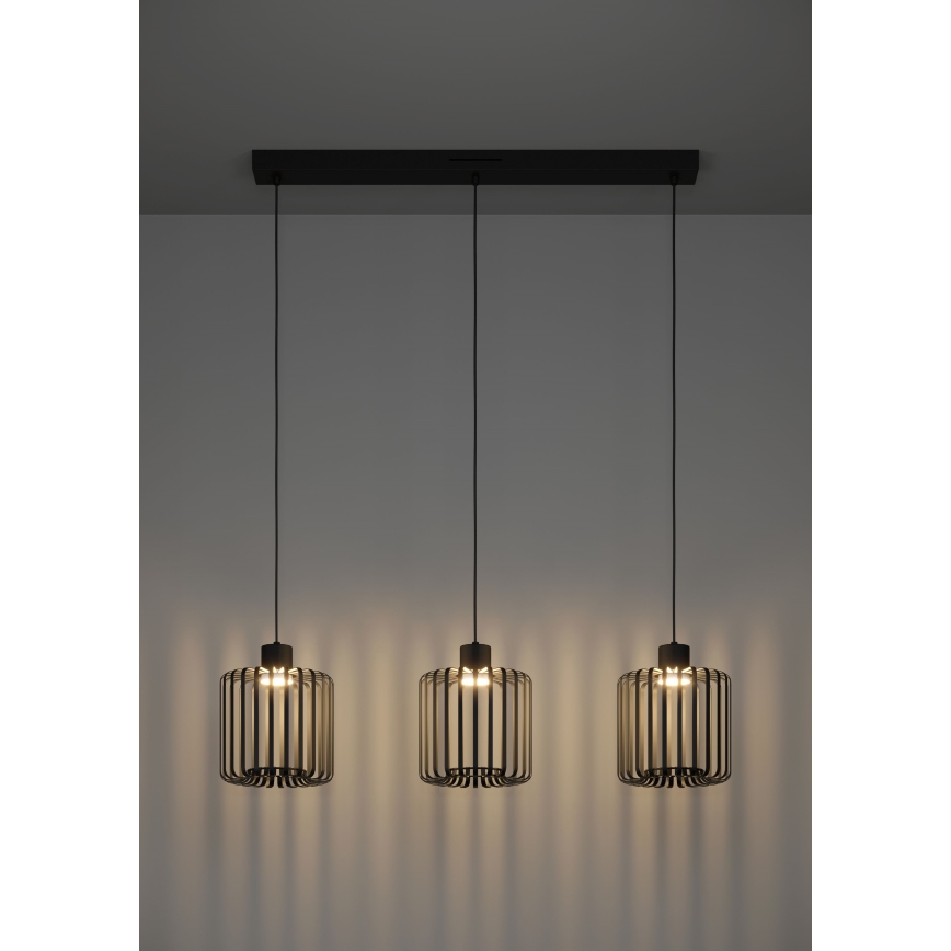Eglo - Suspension filaire RGBW à intensité variable 3xLED/3,7W/230V 2700-6500K