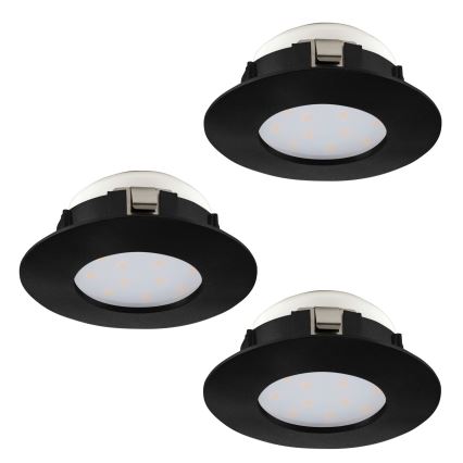 Eglo - OT 3x Spot encastrable de salle de bain PINEDA LED/4,9W/230V IP44