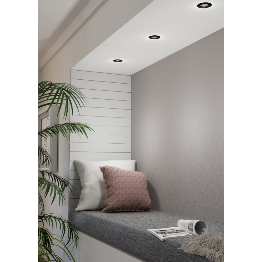 Eglo - LOT 3x Spot encastrable LED PENETO 1xGU10/2,8W/230V