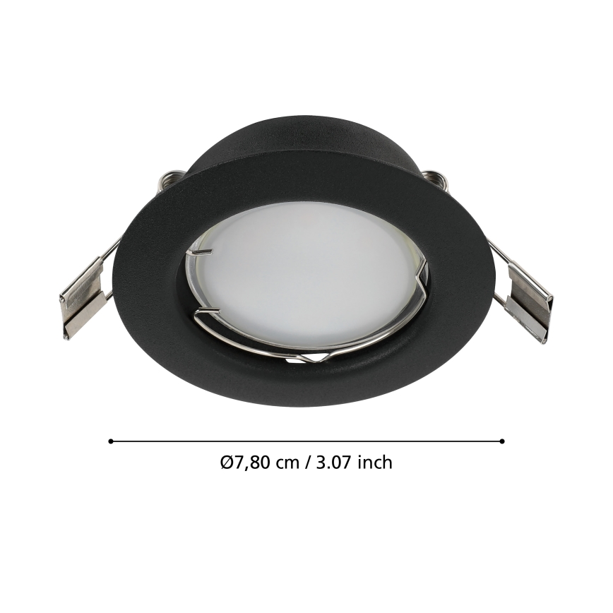 Eglo - LOT 3x Spot encastrable LED PENETO 1xGU10/2,8W/230V