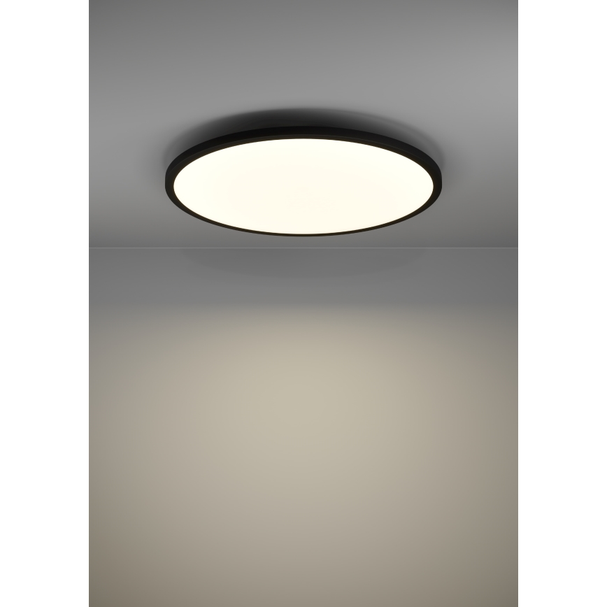 Eglo - Plafonnier à intensité variable LED LED/41W/230V d. 60 cm noir