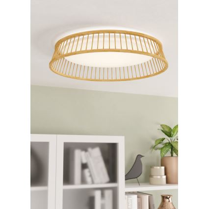 Eglo - Plafonnier LED/20W/230V marron