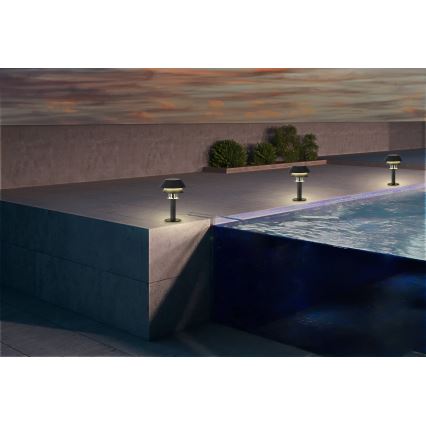 Eglo - Lampadaire d'extérieur 1xE27/40W/230V 33 cm IP65