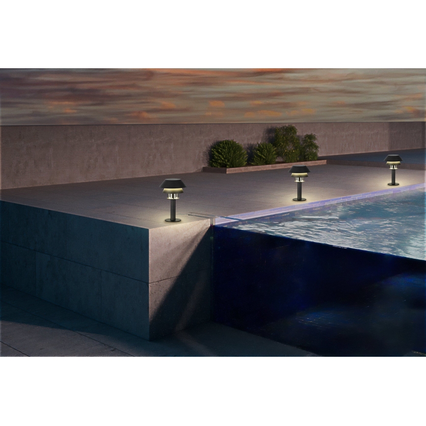 Eglo - Lampadaire d'extérieur 1xE27/40W/230V 33 cm IP65