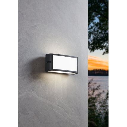 Eglo - Applique murale LED extérieure LED/10,5W/230V anthracite IP54