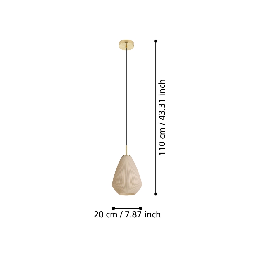 Eglo - Suspension filaire 1xE27/40W/230V