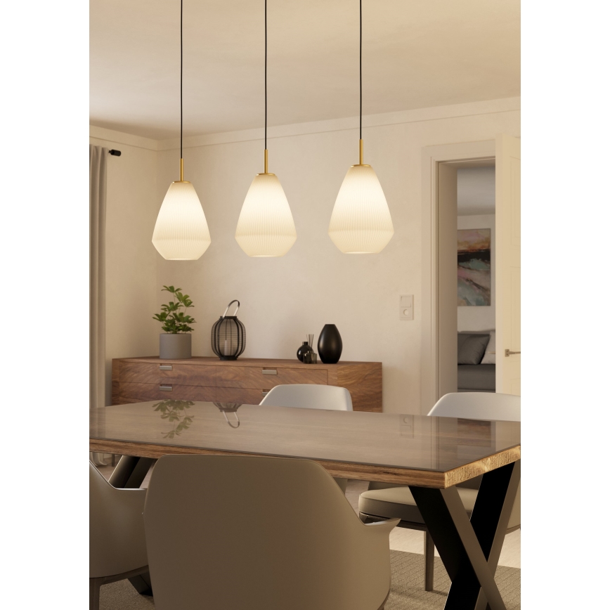 Eglo - Suspension filaire 3xE27/40W/230V