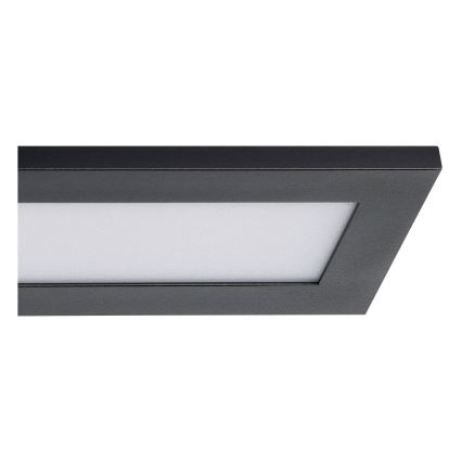 Eglo - Plafonnier LED/38W/230V 120x10 cm noir