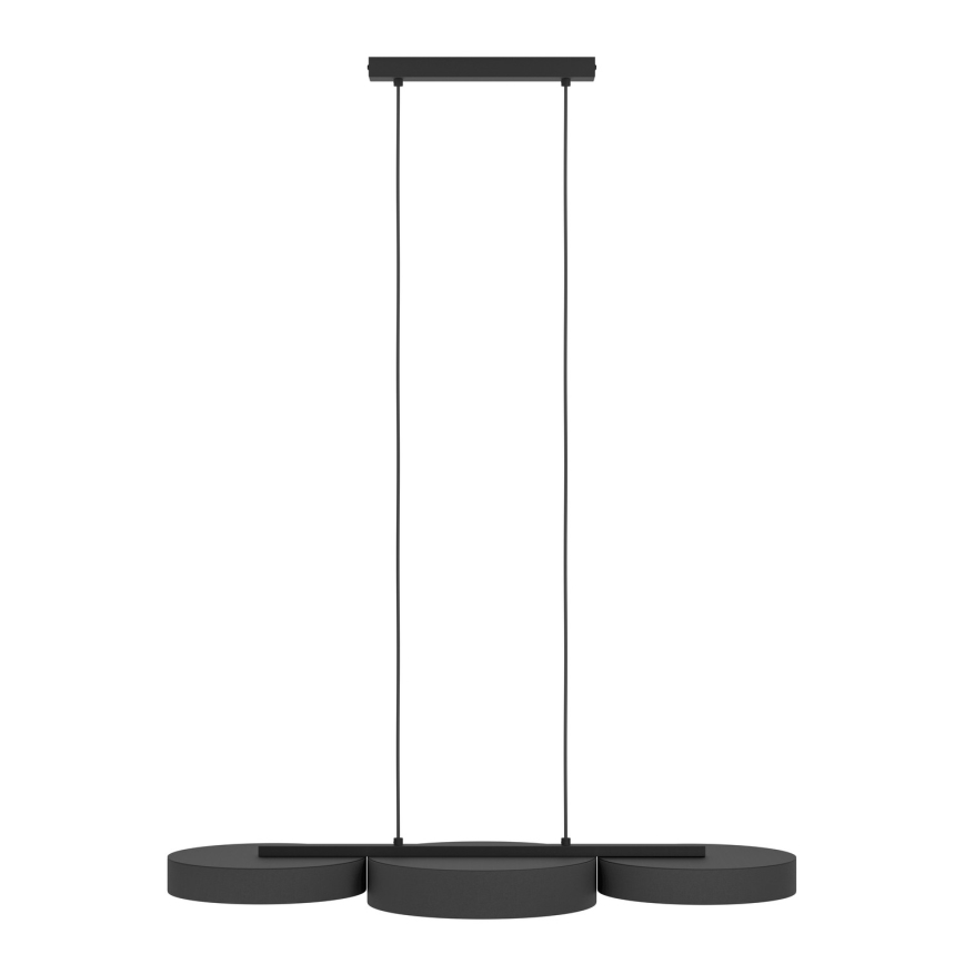 Eglo - LED RGBW Suspension filaire à intensité variable 3xLED/7,5W/230V 2700-6500K noir