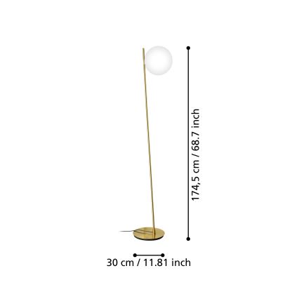 Eglo - Lampadaire 1xE27/40W/230V