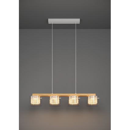 Eglo - Suspension filaire RGBW à intensité variable 4xLED/3,7W/230V 2700-6500K