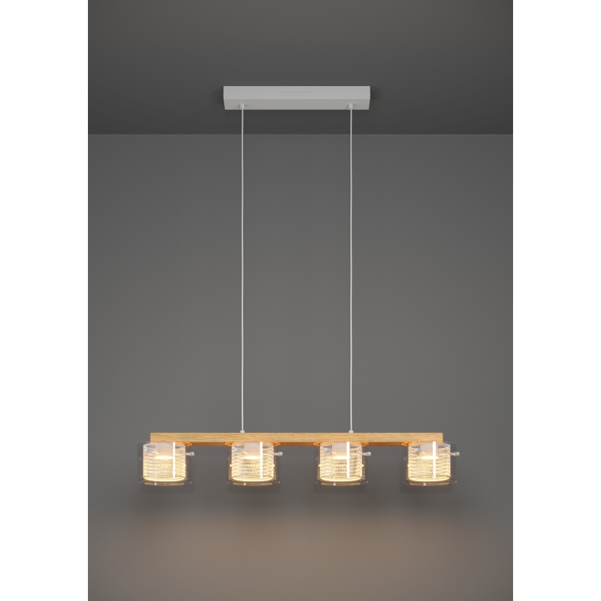 Eglo - Suspension filaire RGBW à intensité variable 4xLED/3,7W/230V 2700-6500K
