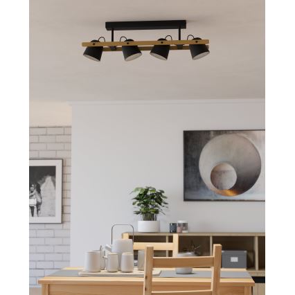 Eglo - Plafonnier RGBW à intensité variable 4xLED/3,7W/230V 2700-6500K
