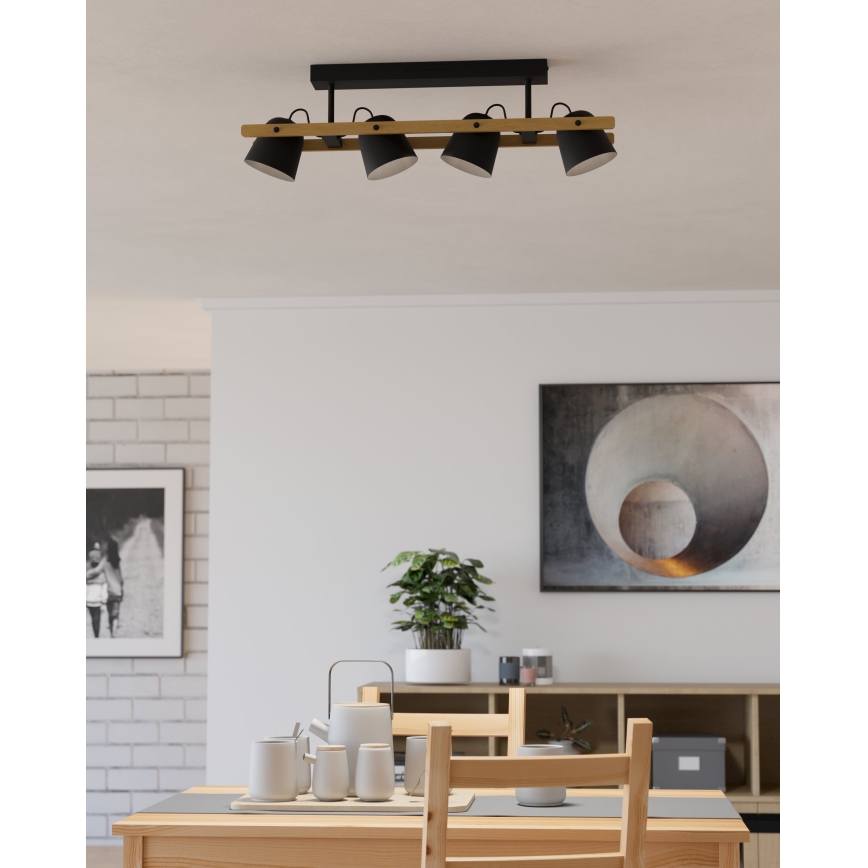 Eglo - Plafonnier RGBW à intensité variable 4xLED/3,7W/230V 2700-6500K