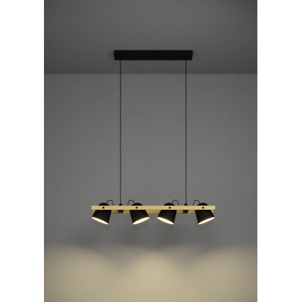 Eglo - Suspension filaire RGBW à intensité variable 4xLED/3,7W/230V 2700-6500K