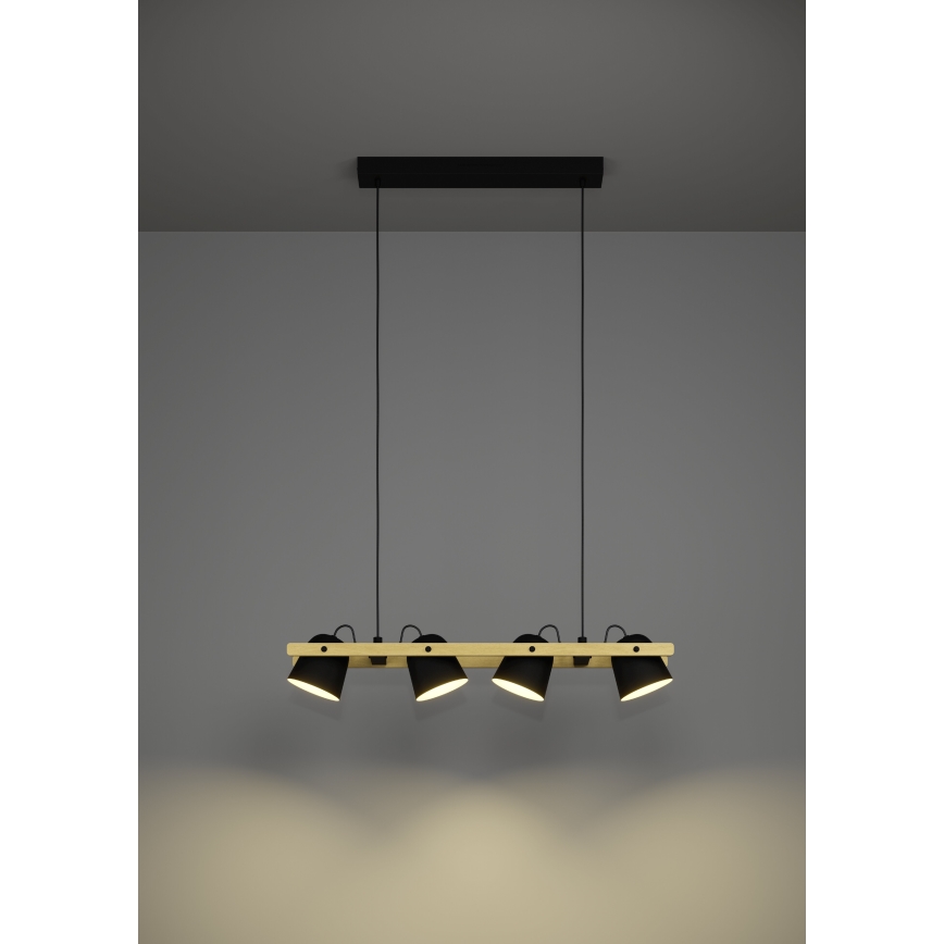 Eglo - Suspension filaire RGBW à intensité variable 4xLED/3,7W/230V 2700-6500K