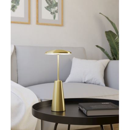 Eglo - Lampe d'extérieur tactile à intensité variable LED/2,8W/5V 2400K/3000K/4000K 5200 mAh IP54 doré