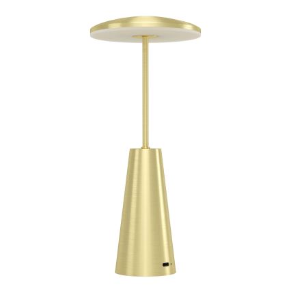Eglo - Lampe d'extérieur tactile à intensité variable LED/2,8W/5V 2400K/3000K/4000K 5200 mAh IP54 doré