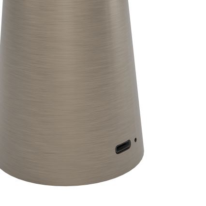 Eglo - Lampe d'extérieur tactile à intensité variable LED/2,8W/5V 2400K/3000K/4000K 5200 mAh IP54 beige