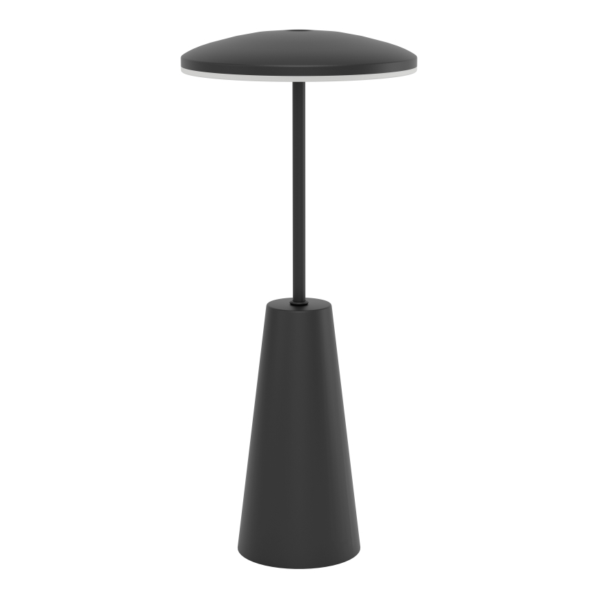 Eglo - Lampe d'extérieur tactile à intensité variable LED/2,8W/5V 2400K/3000K/4000K 5200 mAh IP54 noir