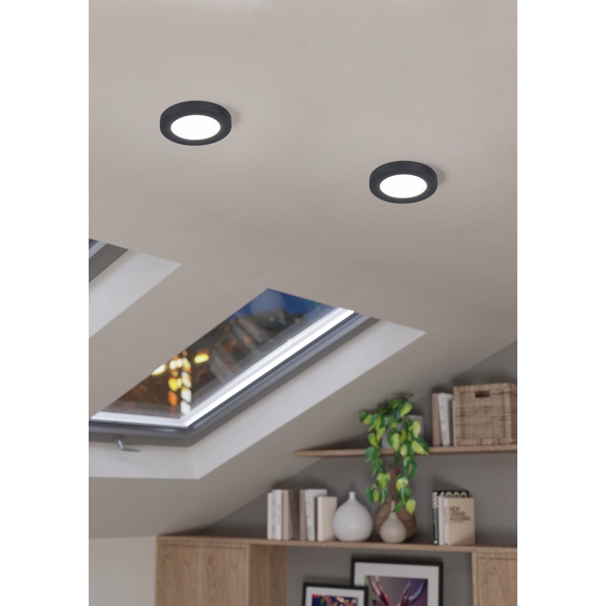 Eglo - Luminaire encastrable LED/5,5W/230V 3000K noir
