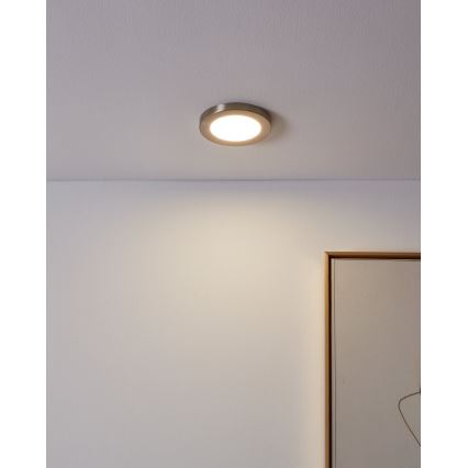 Eglo - Spot encastré LED/5,5 W/230 V 4000 K chrome mat Ø 11,7 cm