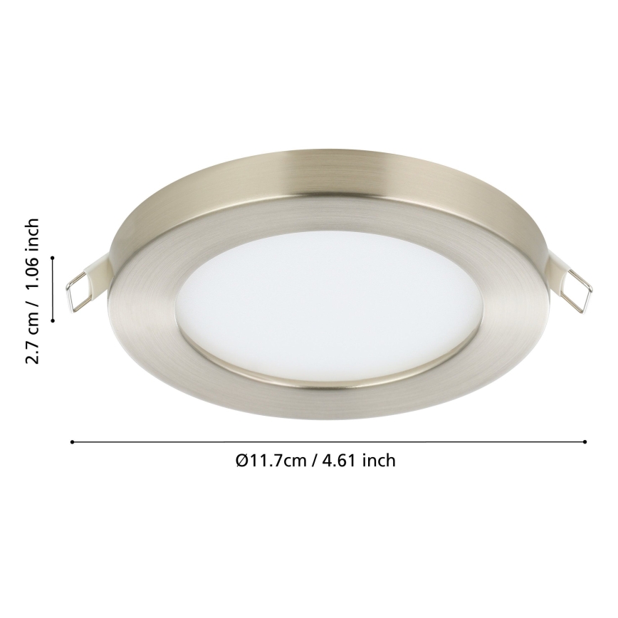 Eglo - Spot encastrable LED/5,5W/230V 4000K chrome mat