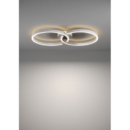 Eglo 900954 - Plafonnier LED RGBW à intensité variable LED/19,5W/230V 2700-6500K blanc + télécommande