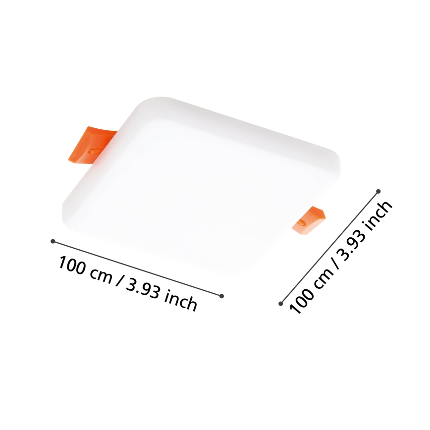 Eglo - Luminaire encastrable salle de bain LED/5,5W/230V 10x10 cm IP65