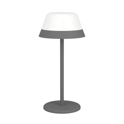 Eglo - Lampe tactile d'extérieur RGBW à intensité variable 2en1 LED/1,5W/5V 2600 mAh IP54 gris