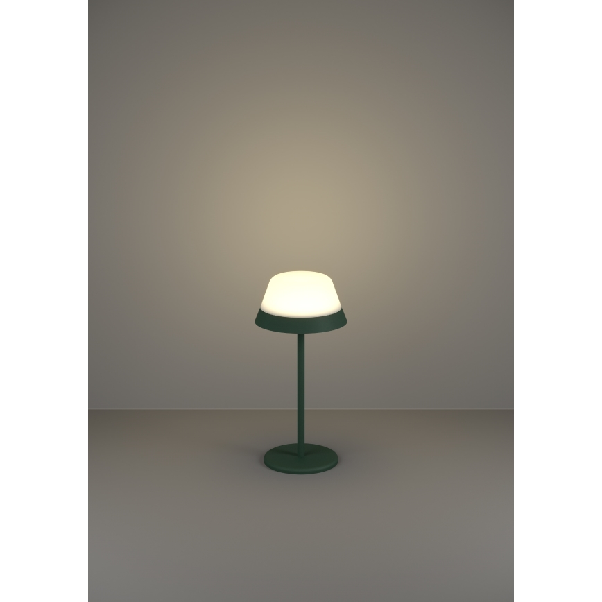 Eglo - Lampe d'extérieur RGBW à intensité variable 2en1 LED/1,5W/5V 2600 mAh IP54 vert