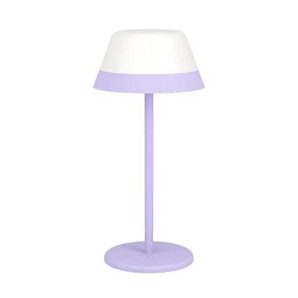 Eglo - Lampe tactile d'extérieur RGBW à intensité variable 2en1 LED/1,5W/5V 2600 mAh IP54 violet