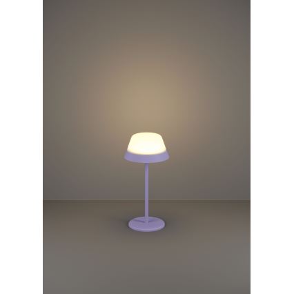 Eglo - Lampe tactile d'extérieur RGBW à intensité variable 2en1 LED/1,5W/5V 2600 mAh IP54 violet