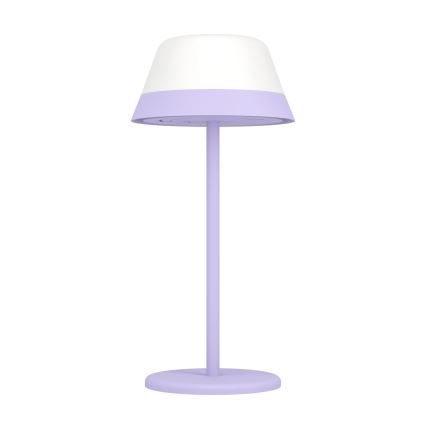 Eglo - Lampe tactile d'extérieur RGBW à intensité variable 2en1 LED/1,5W/5V 2600 mAh IP54 violet