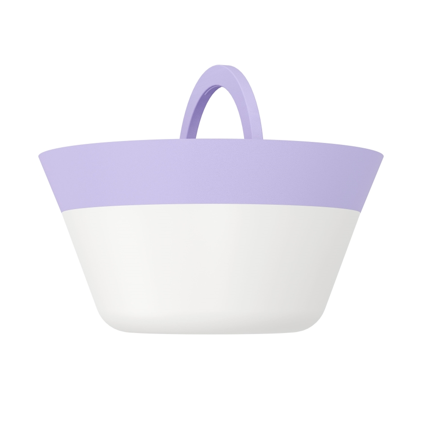 Eglo - Lampe tactile d'extérieur RGBW à intensité variable 2en1 LED/1,5W/5V 2600 mAh IP54 violet
