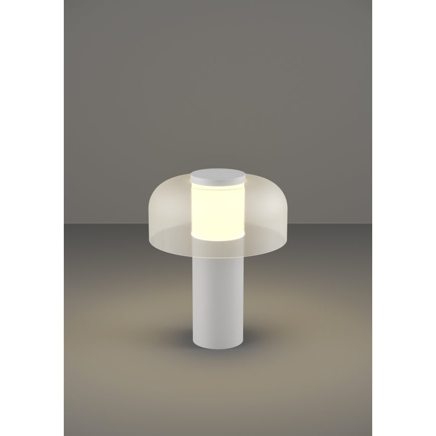 Eglo - Lampe tactile d'extérieur à intensité variable LED/2,25W/5V 2400-4000K 5200 mAh IP44 blanc