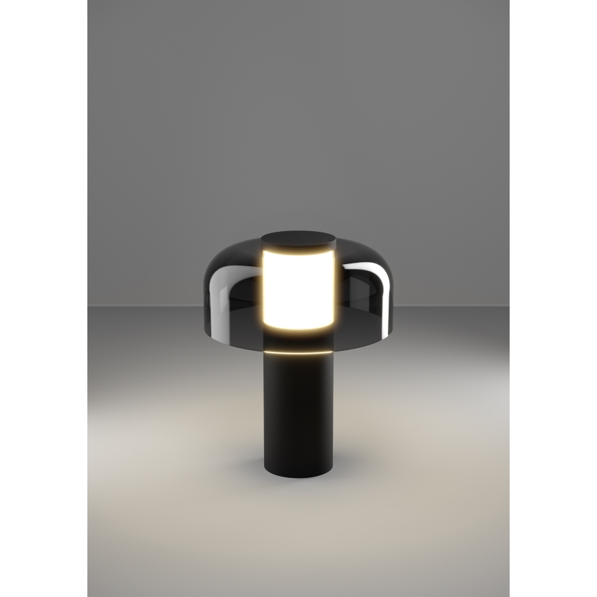 Eglo - Lampe tactile d'extérieur à intensité variable LED/2,25W/5V 2400-4000K 5200 mAh IP44 noir