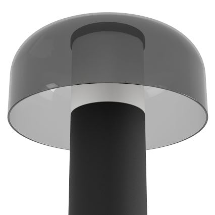 Eglo - Lampe tactile d'extérieur à intensité variable LED/2,25W/5V 2400-4000K 5200 mAh IP44 noir