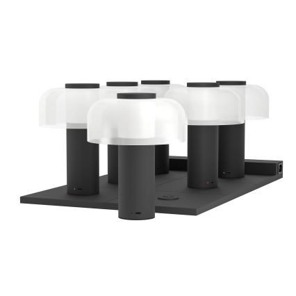 Eglo - Lampe tactile d'extérieur à intensité variable LED/2,25W/5V 2400-4000K 5200 mAh IP44 noir/blanc