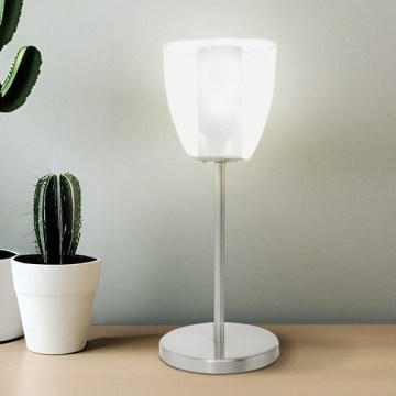 EGLO 90101 - Lampe de table OLBIA 1xG9/9W chrome mat