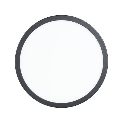Eglo - Plafonnier LED avec détecteur de mouvement LED/20,5W/230V 3000K noir Ø 28,5 cm