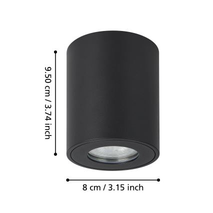 Eglo - Spot d'extérieur 1xGU10/5W/230V d. 8 cm IP44