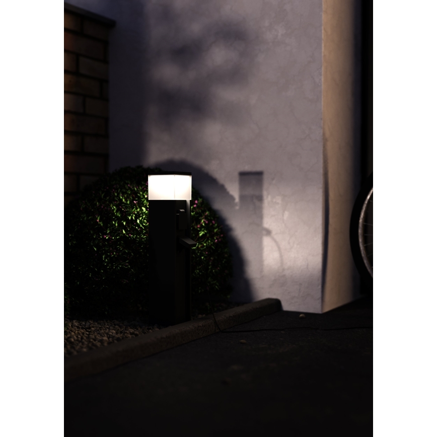 Eglo - Lampe d'extérieur avec 2 prises 1xE27/25W/230V IP54 anthracite