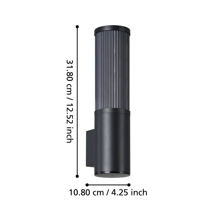 Eglo - Applique murale extérieure 1xE27/15W/230V IP54